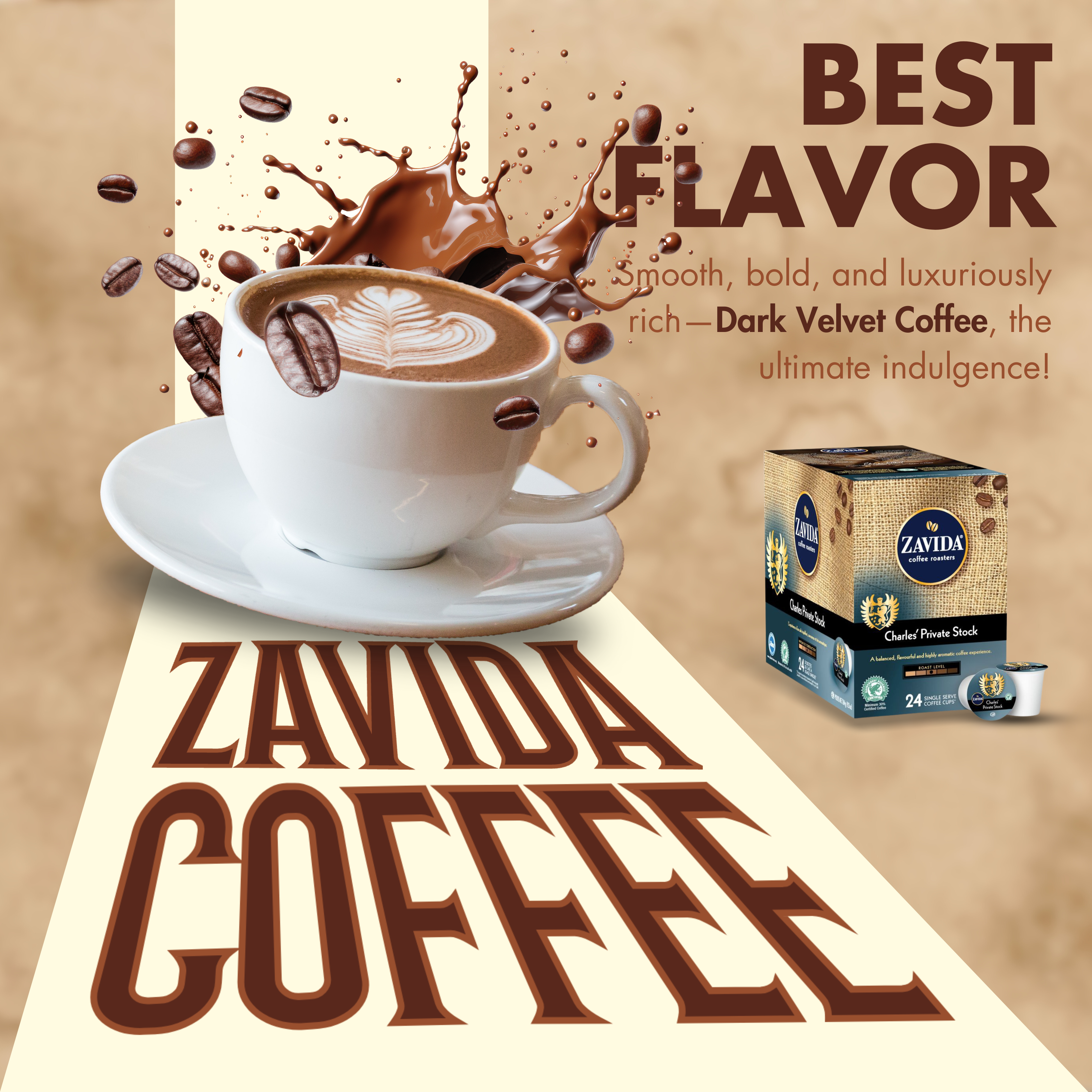 Coffee Ad Design