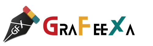 GraFeeXa Logo 3D Colorful