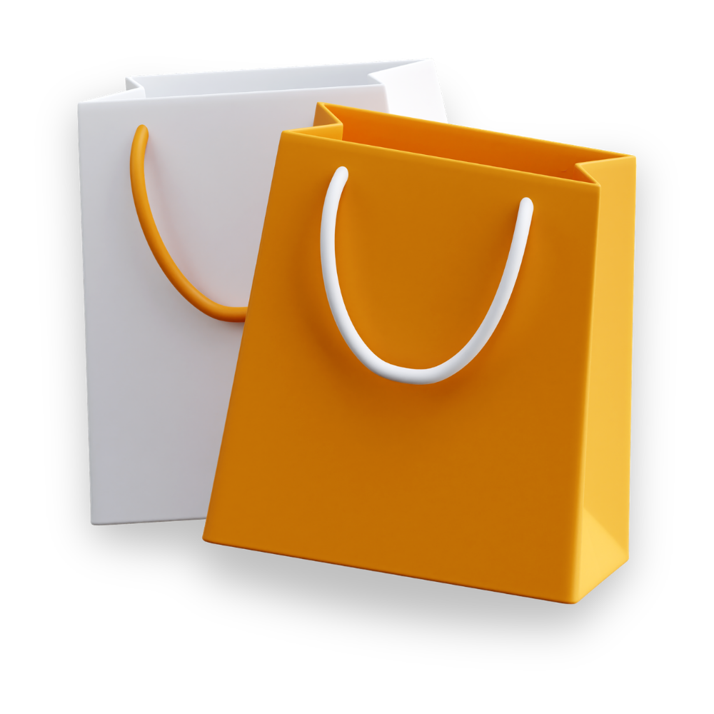 Shop Bag 3D Icon